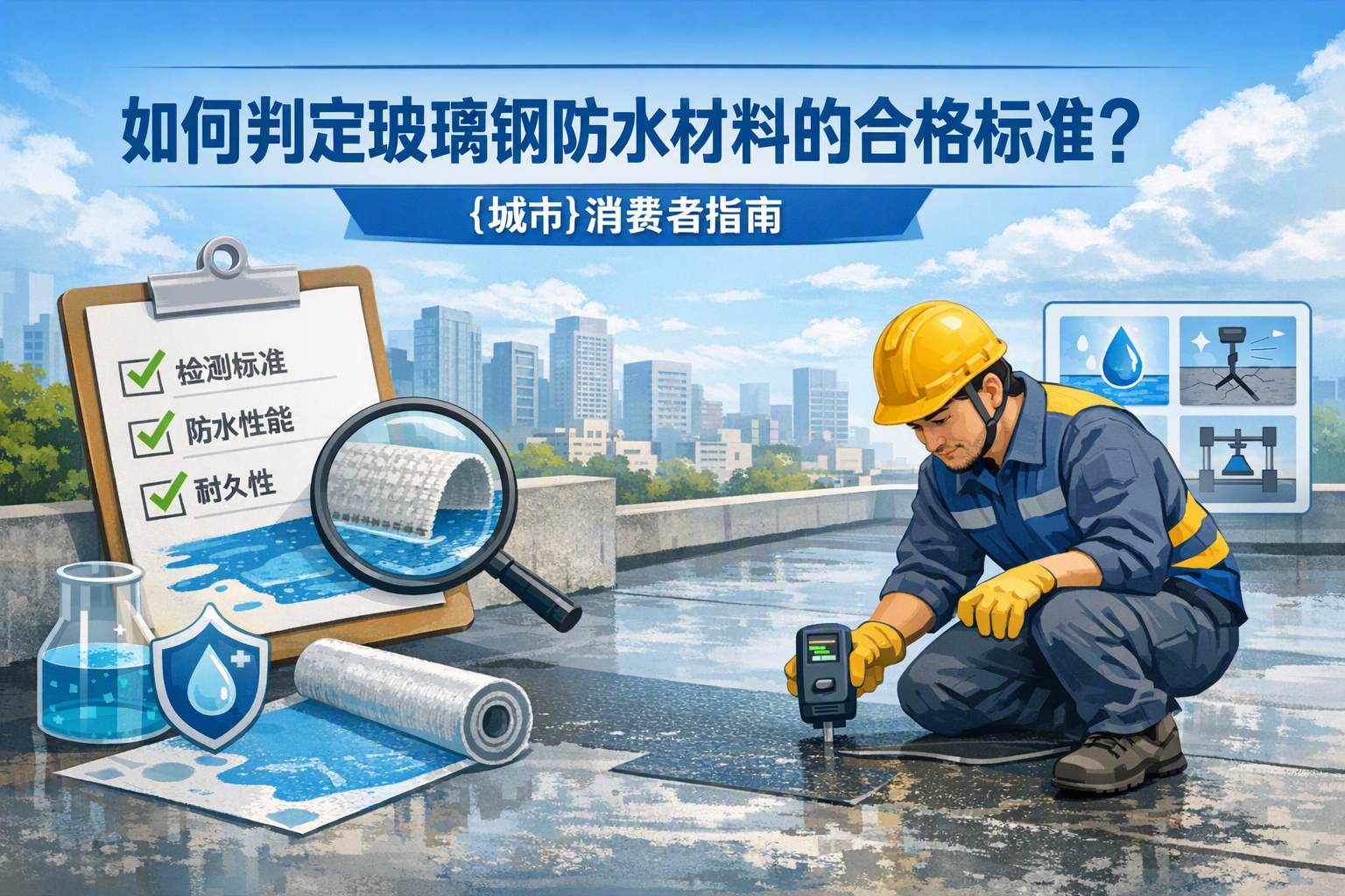 如何判定玻璃钢防水材料的合格标准？ 晋城 消费者指南