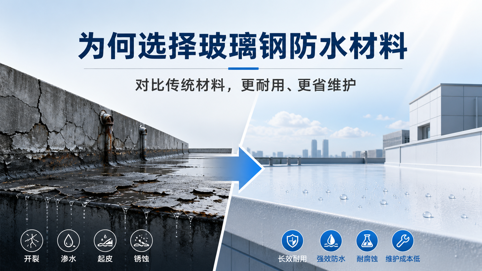 在晋城，为何选择玻璃钢防水材料而非传统材料