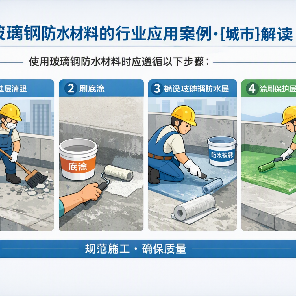 玻璃钢防水材料的行业应用案例，晋城解读