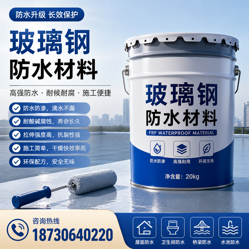 专家解析：玻璃钢防水材料的市场前景分析在 晋城