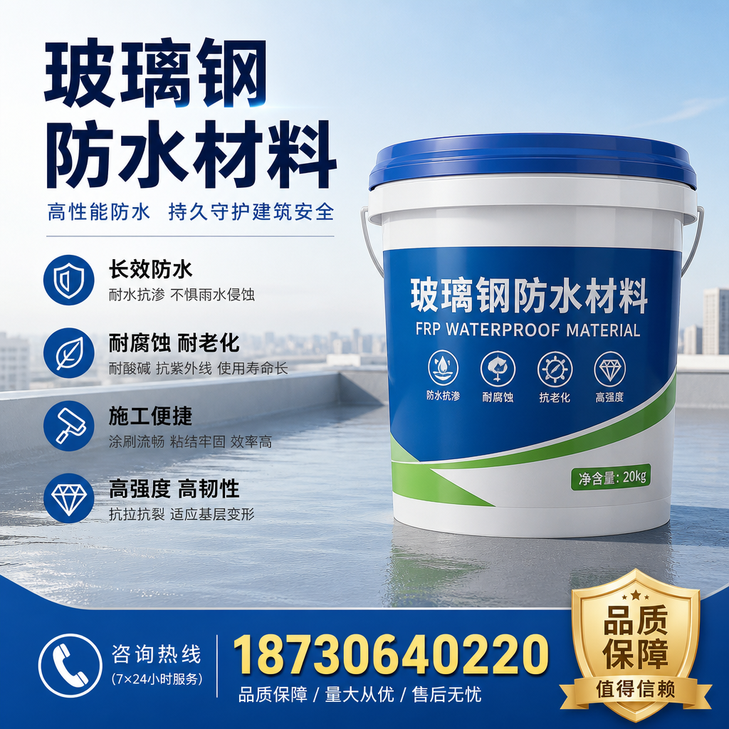 专家解析：玻璃钢防水材料的市场前景分析在 晋城